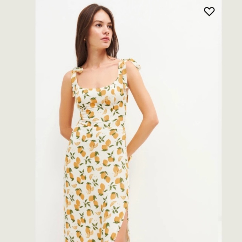 Reformation Besse Dress in Lemonade Print - BNWT